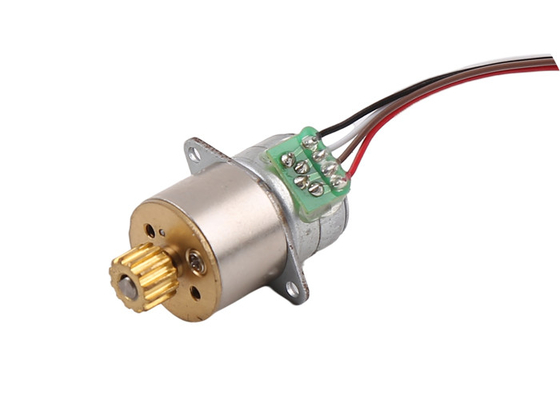 直径15mm 12 Vの変速機のステッピング モーターの高いトルク低速ギヤ比率の1:10の~1:350