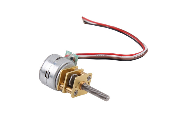 SM15-816G 5V二重シャフトのステッピング モーターの鉛ねじ18度のステップ角度