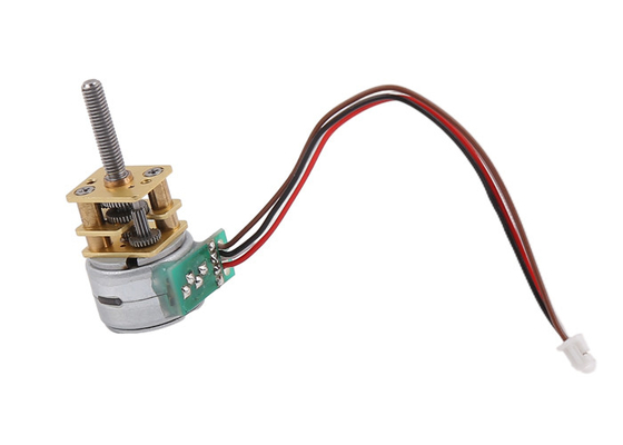 SM15-816G 5V二重シャフトのステッピング モーターの鉛ねじ18度のステップ角度