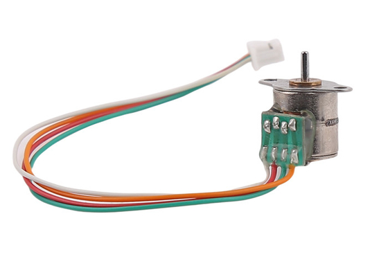 円形シャフトとのVSM0801永久マグネットステッピング モーター8mm