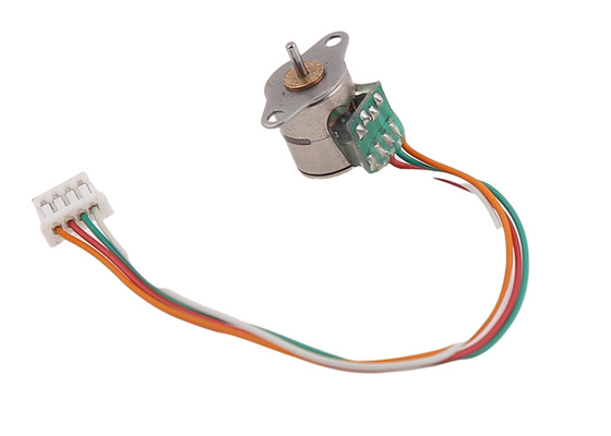 円形シャフトとのVSM0801永久マグネットステッピング モーター8mm