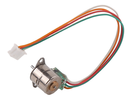 円形シャフトとのVSM0801永久マグネットステッピング モーター8mm