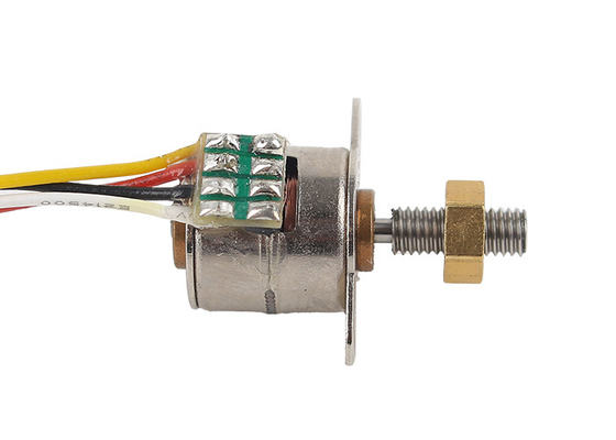 18ohm鉛ねじ18°ステップ角度の小さいDCの電動機10mm PMのマイクロ ステッピング モーター