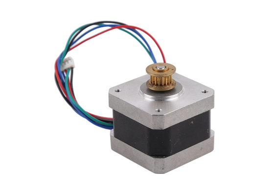 NEMA 17の真鍮ギヤとの42mm雑種のステッピング モーター3.3KG*Cmの0.9°ステップ角度