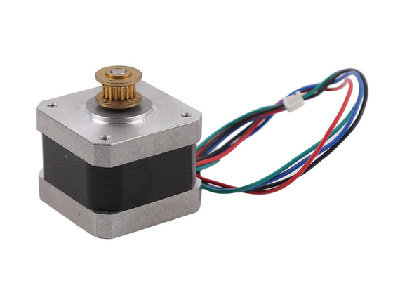 NEMA 17の真鍮ギヤとの42mm雑種のステッピング モーター3.3KG*Cmの0.9°ステップ角度