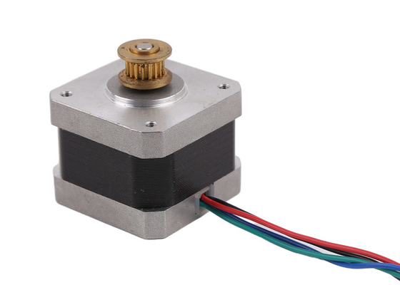 NEMA 17の真鍮ギヤとの42mm雑種のステッピング モーター3.3KG*Cmの0.9°ステップ角度