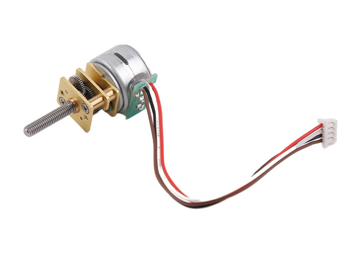 SM15-816G 5V二重シャフトのステッピング モーターの鉛ねじ18度のステップ角度