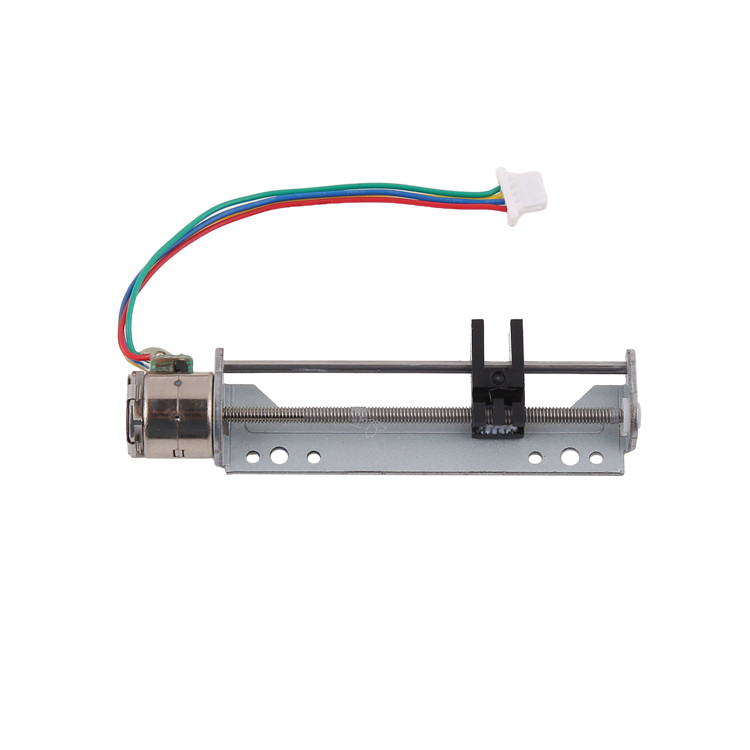 低雑音の10mmのステッピング モーターの鉛ねじ39mm打撃0.02mm/Step 120g推圧
