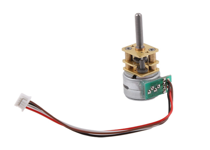 連動させられたステッピング モーター15mm DCのステップの減少モーターGM12-15BY段階的なギヤ モーター繊維の融合のスプライサのための小さい容積